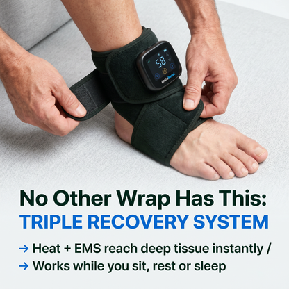 RecovStride "3-in-1 Therapy" Ankle Massager